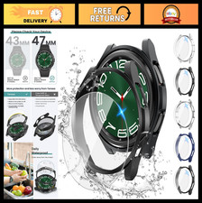 5 5 Pack Samsung Galaxy Watch 6 Classic 47mm Screen Protector Case  Film Set