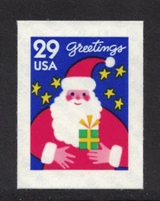 Scott 2873- Santa, Booklet Issue- MNH (S/A) 29c 1994- unused mint Christmas