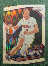 2025 Panini Prizm WNBA #84 Emily Engstler White Seismic Prizms