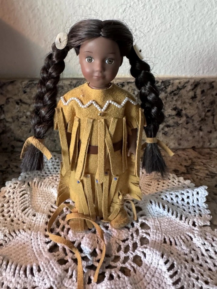 Mini Muñeca American Girl KAYA Completa, Sin Caja Cuerpo Suave 6.5" Precioso Pelo Perfecto Foto 2 de 4