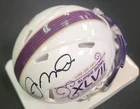Joe Montana Signed Autographed Superbowl XLVll Mini Helmet 49ers JSA CG14003