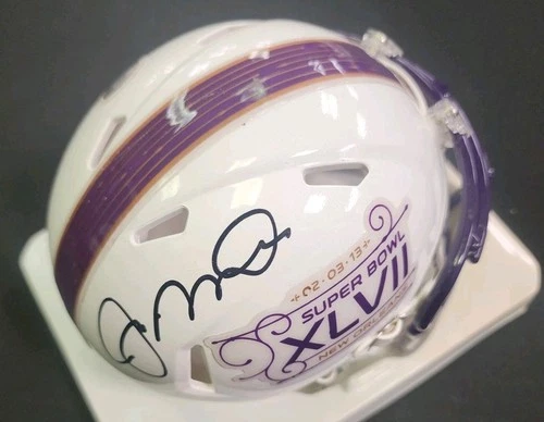 Joe Montana Signed Autographed Superbowl XLVll Mini Helmet 49ers JSA CG14003