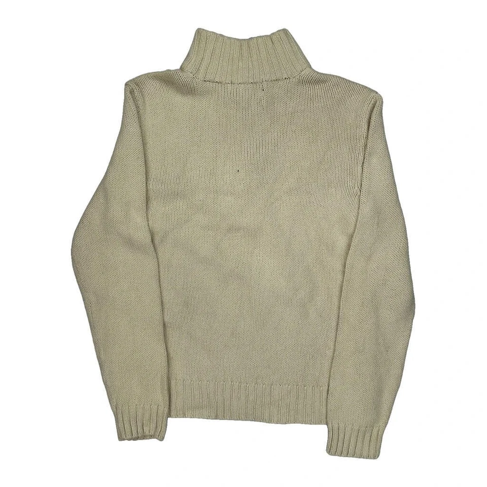 Polo de Ralph Lauren 1/4 cremallera - algodón crema mediano Foto 2 de 4