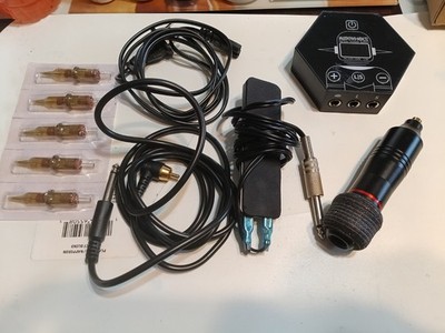 Wormhole Tattoo Machine Kit Pen Pedal Power Supply
