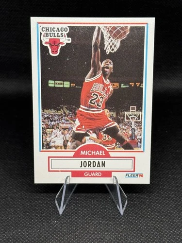 Fleer 1990-91 Michael Jordan #26 Chicago Bulls Base Set Trading Card (AC)