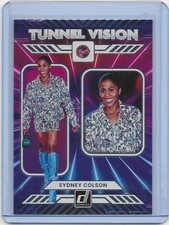 2025 Panini Donruss Tunnel Vision Sydney Colson WNBA #11 Indiana Fever