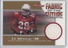 2005 Bowman Fabric of the Future Gold 64/100 JJ Arrington #JJA 0v1