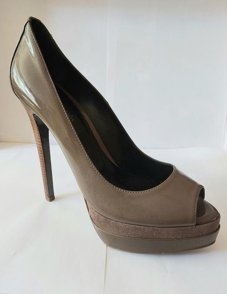 Women Ruthie Davis Heels Beige Leather 37.5