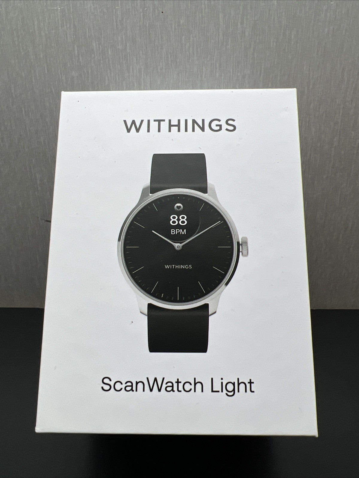 Withings HWA11-model 5-All-Int ScanWatch Light Black 37 mm 5ATM