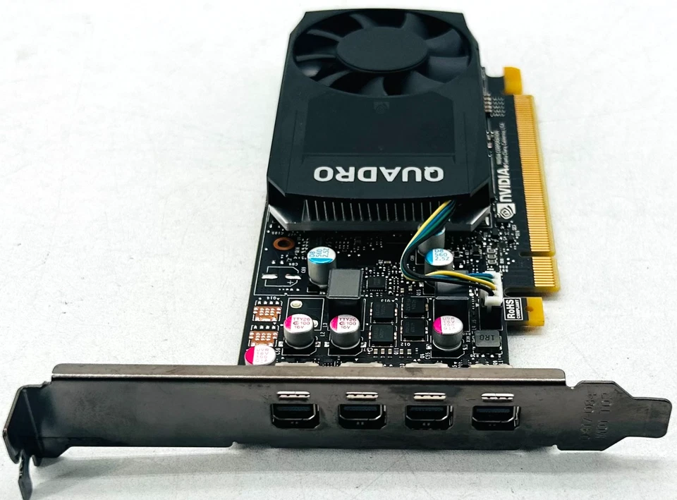 3X DELL 9460M NVIDIA QUADRO P600 2GB GDDR5 PCI-E 4xDP  VIDEO GRAPHICS CARDS - Image 2 of 4