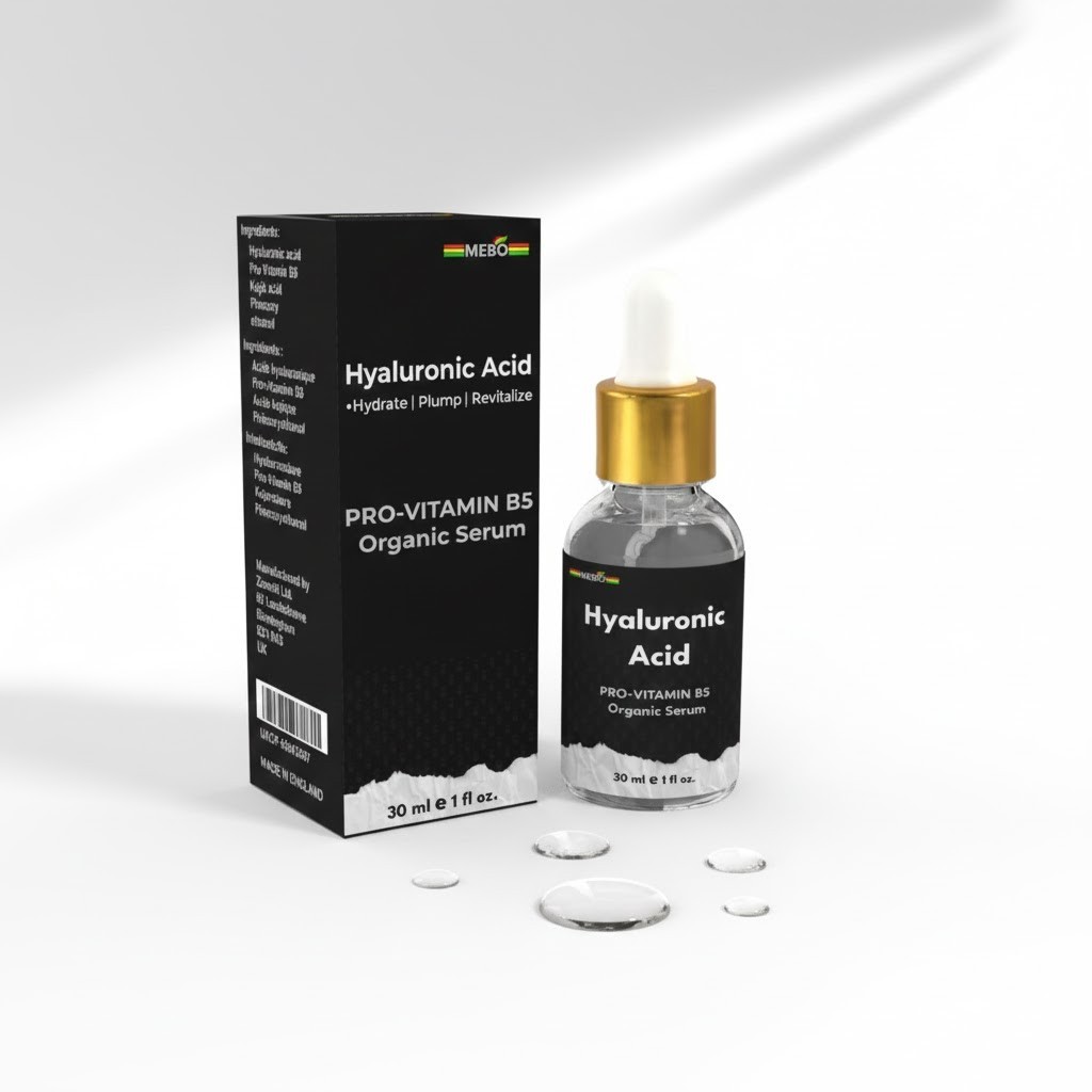 Hyaluronic Acid, Vitamin B5 & Kojic Acid for Hydration, Plumper & Brighter skin