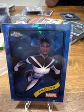 2025 Topps Chrome Sapphire Marvel Photon Blue
