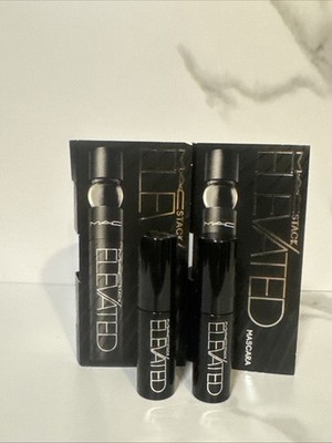 MAC Stack Elevated Mascara Black 0.1 oz / 3ml Each x 2 - New and Fresh!