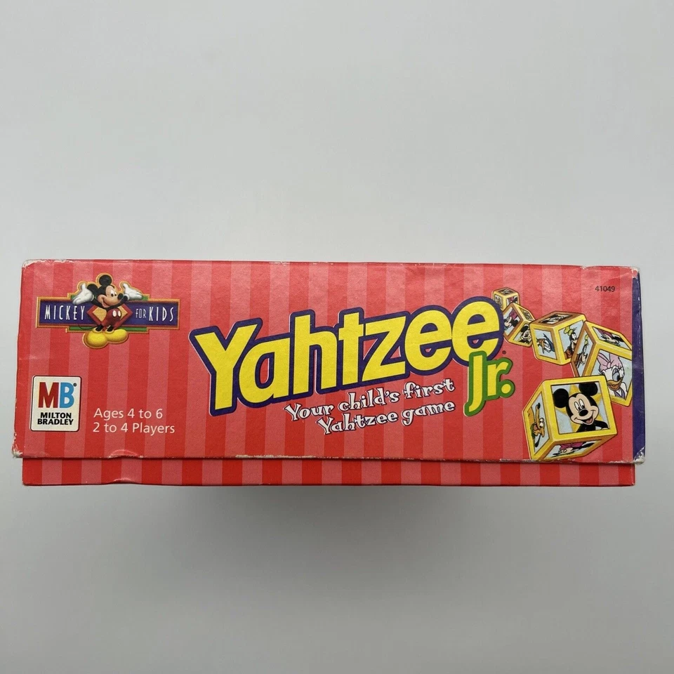 Disney Mickey Mouse Kids Yahtzee Jr by Milton Bradley Vintage 1998 100% Complete - Image 3 of 4
