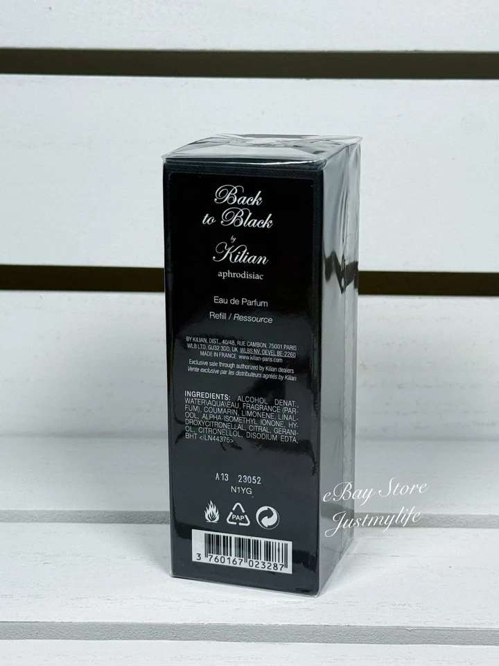 Kilian BACK TO BLACK Aphrodisiac Edp Refill, 1.7oz/50mL,NIB & Sealed & Authentic - Image 3 of 4