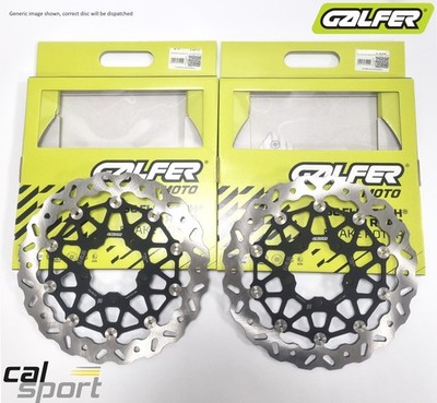 Galfer Floatech Front Brake Discs Rotors Suzuki DL 650 V-Strom 07-11 