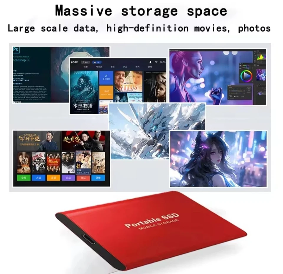 Tragbare Externe SSD 16 TB- PC/Notebook/MAC  - Bild 4 von 4