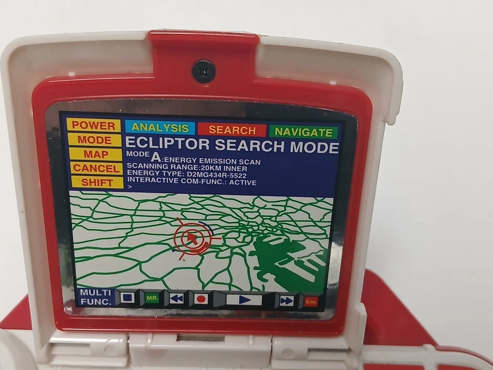 Электронный бластер и игрушка для видеоигр Power Rangers In Space Ecliptor Bandai 1998 - Изображение 4 из 4