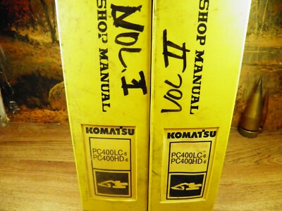 KOMATSU  PC400LC-6 PC400HD-D SHOP MANUAL  A80001-UP  2 VOLUMES