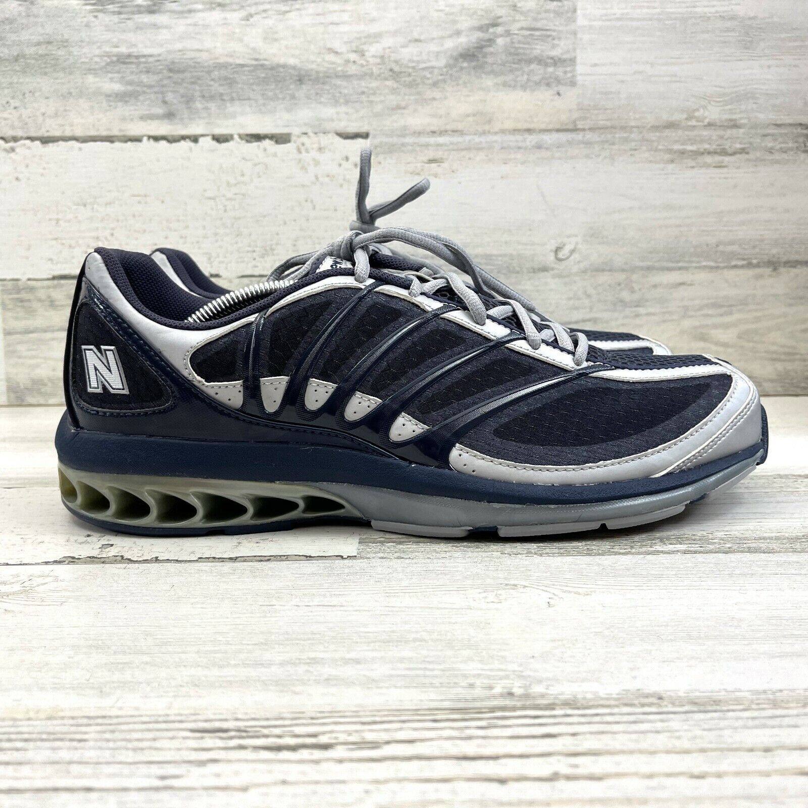 New Balance 8515 Zip Sneakers Running Endurance Lace Up Blue Silver Men's  Sz 12D