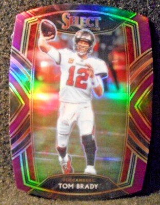 2020 Tom Brady Select Blue Level Purple Die Cut #201.....Tampa Bay Buccaneers