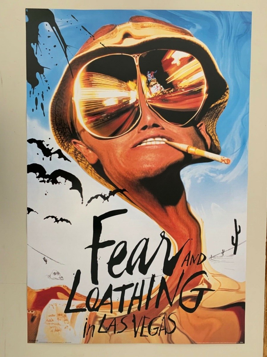 B2大 ポスター Fear, and Loathing in Las Vegas FEAR AND LOATHING IN LAS VEGAS,JOHNNY DEPP, DEL TORO, RARE