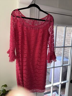 knee length dresses for ladies Mystique Knotting-Neck Lace Dress main image 0