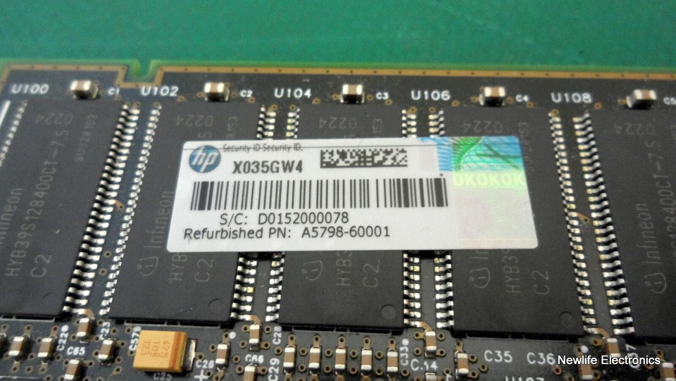 HP A5798-69001 512MB PC-133 SDRAM Server Memory A5798-60001 - Image 2 of 3