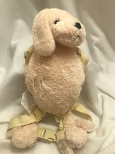 GoldBug 2 In 1 Harness Buddy Tan Puppy Dog Plush Child Safety Harness Backpack