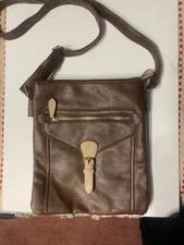 Charming Charlie Brown Cross Body Bag