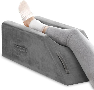Leg Elevation Pillow for Leg/Knee Surgery Recovery, Memory Foam Leg Pillow with 