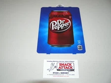 DIXIE NARCO 501E & 276E HVV SODA VENDING MACHINE "Dr. Pepper" CAN VEND LABEL