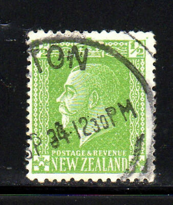 NEW ZEALAND #144 1915 1/2c KING GEORGE V F-VF USED | eBay