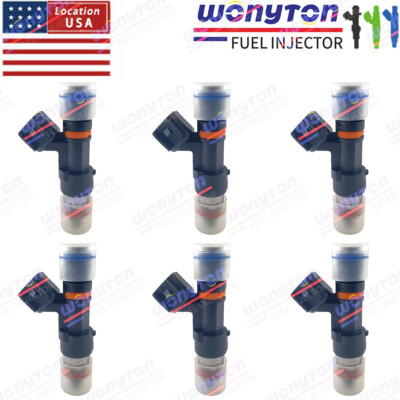 6Pcs Fuel injectors Upgrade Bosch EV14 For 06-16 SAAB Opel Signum Vectra 2.8 BJ
