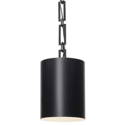 Crystorama Brian P. Flynn for Alston 1-LT Mini Chandelier, Black - 8680-MK-WH