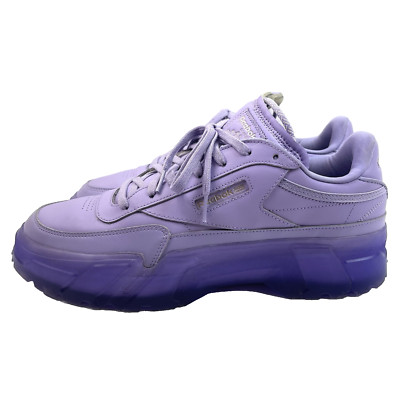 Reebok X Cardi B Club C Purple Sneaker Shoes Men's Size 13
