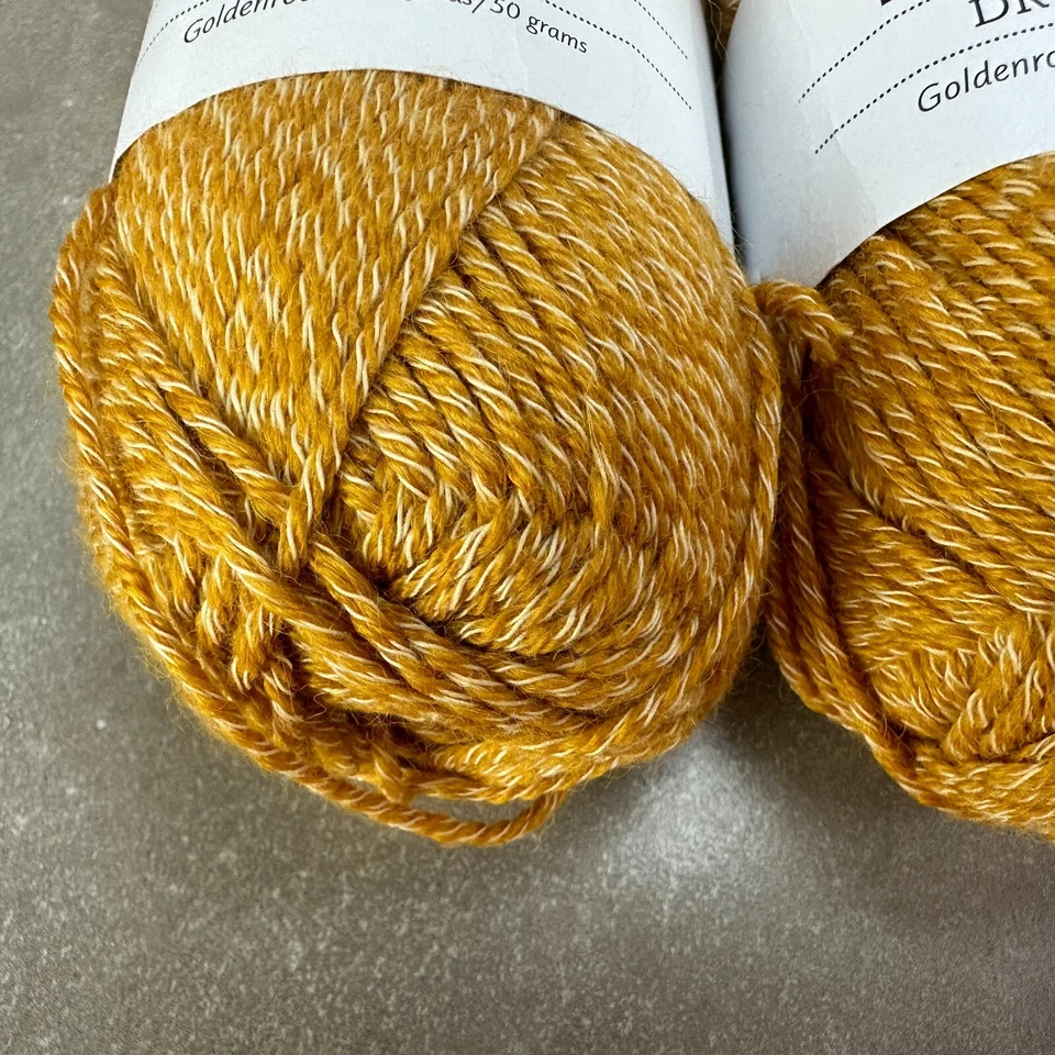 Knit Picks' Kindred DK Yarn Skein GOLDENROD 115yrds Alpaca Peruvian Pima Cotton - Image 3 of 4