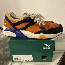 Puma Nuevo en Caja Trinomic R698 Naranja Quemado Negro 360651-01 Talla 9.5 USADO