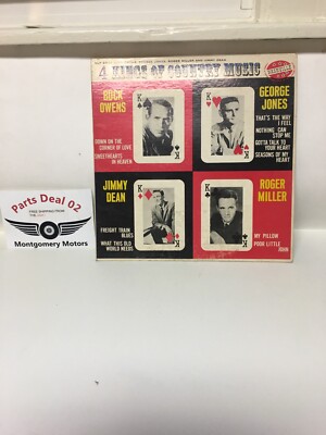 4 KINGS OF COUNTRY MUSIC - B. OWENS G. JONES J. JIMMY DEAN ROGER MILLER VINYL LP
