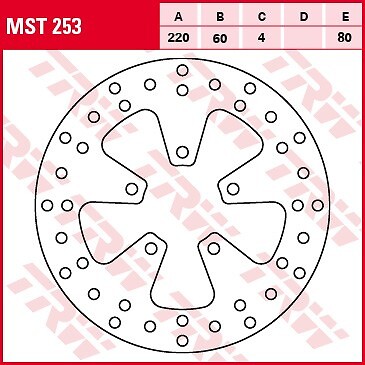 Disque de frein avant arrière Aprilia Leonardo 250 pour éliminer les vibrations au freinage