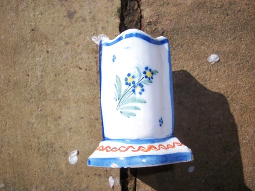 Attractive HR Quimper Pot Faience circa 1910 - Picture 7 of 9