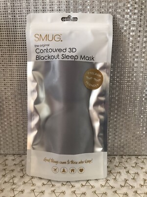 Smug The Original Contoured 3D Blackout Schlafmaske NEU