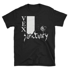 Vex Sanctuary T-shirt, Crass, Discharge, Flux Of Pink Indians, Unisex tee