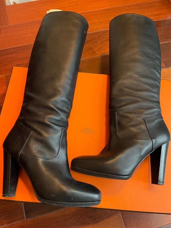 Hermès Story boots bottes women size FR 