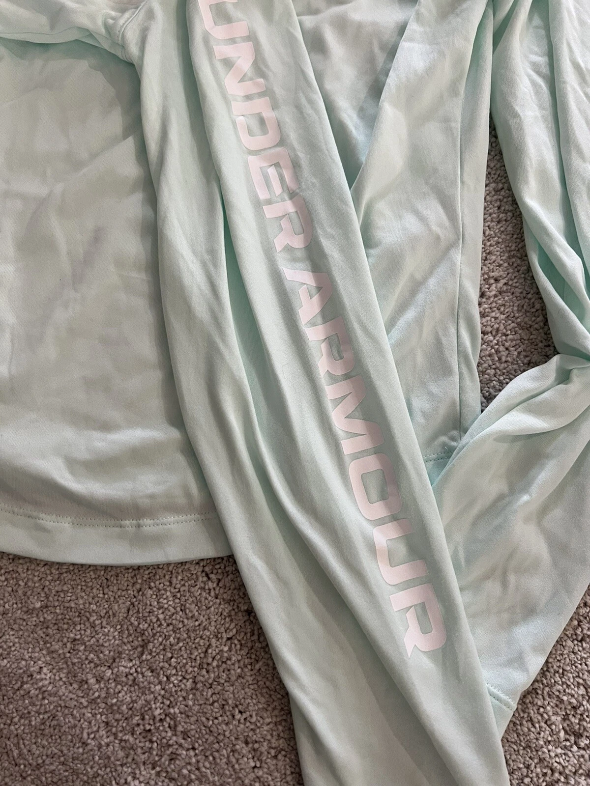 VETEMENTS Felpa leggera con cappuccio Under Armour con quarto di zip XS