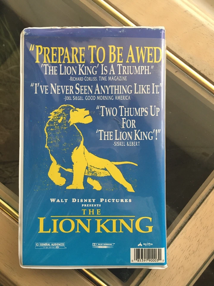 Scarce Disney The Lion King - RARE Poster Art Cover - Black Diamond/White Label Foto 2 de 4