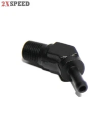 (one) 1/8NPT Male to 3/16" Hose Barb 45° Deg Fuel Oil Gas Line Fitting Adapter