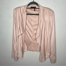 Donna Karan baby pink song light blazer jacket