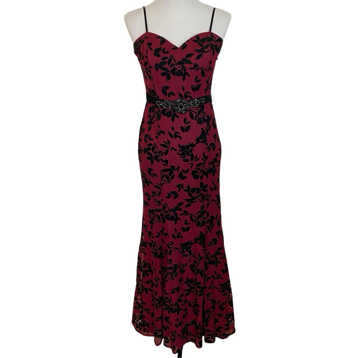 red floral dress maxi Cecilia Maxi Dress, Flamingo Gardenia Floral / XXS