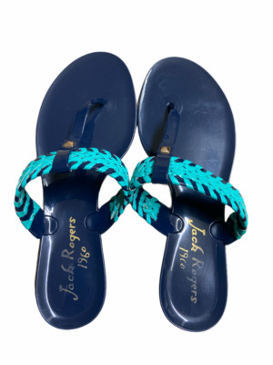 jack rogers sandals blue